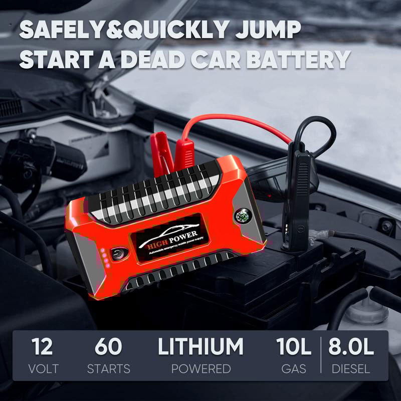 🎁Last Day Promotion 49% OFF🔥Jump Starter 3000A Peak Jump Starter Battery Pack
