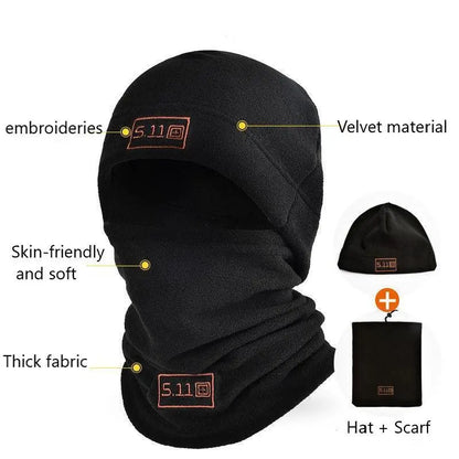 😍 Your Winter Guardian Is Here! ❄️ Windproof Hat + Fleece Balaclava + Ski Mask — One Gear Handles All Outdoor Challenges! 🔥