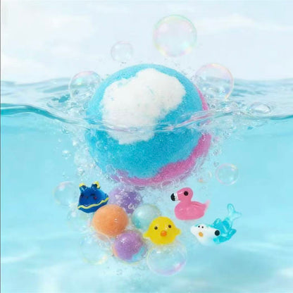 12 Bath Bombs + Surprise Ocean Toys Inside (Gift Box)