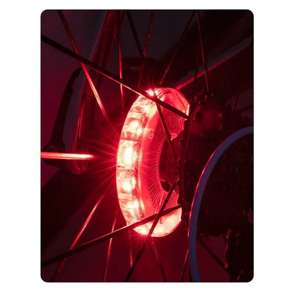 🚲 Bicycle Wheel Hub Light: Ultimate Safety & Style Upgrade!