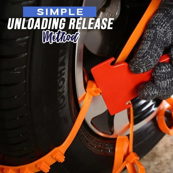🔥2025 Winter Hot Sale🔥Universal Reusable Anti-skid PE Tire Chains