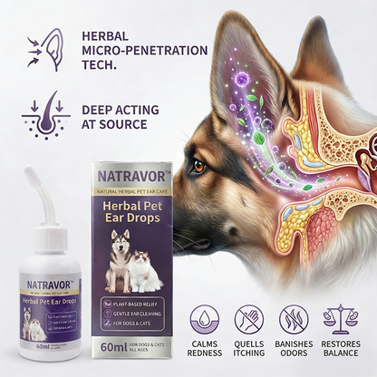 NATRAVOR® Herbal Pet Ear Drops🌿