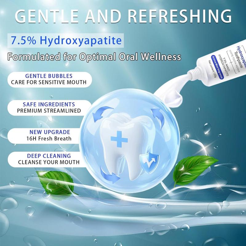 🔥2025 Upgraded Nano-Hydroxyapatite 7.5% Fluoride-Free Restorative Oral Care Toothpaste