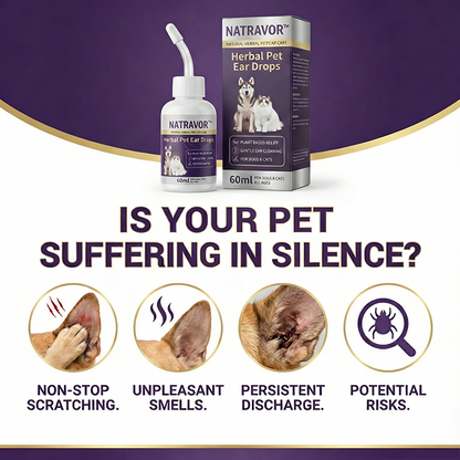 NATRAVOR® Herbal Pet Ear Drops🌿