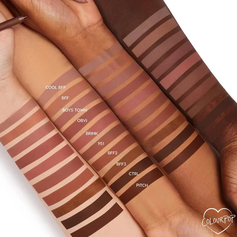 CoourPop® Lippie Pencil Vault - 10 Nude Shade Collection