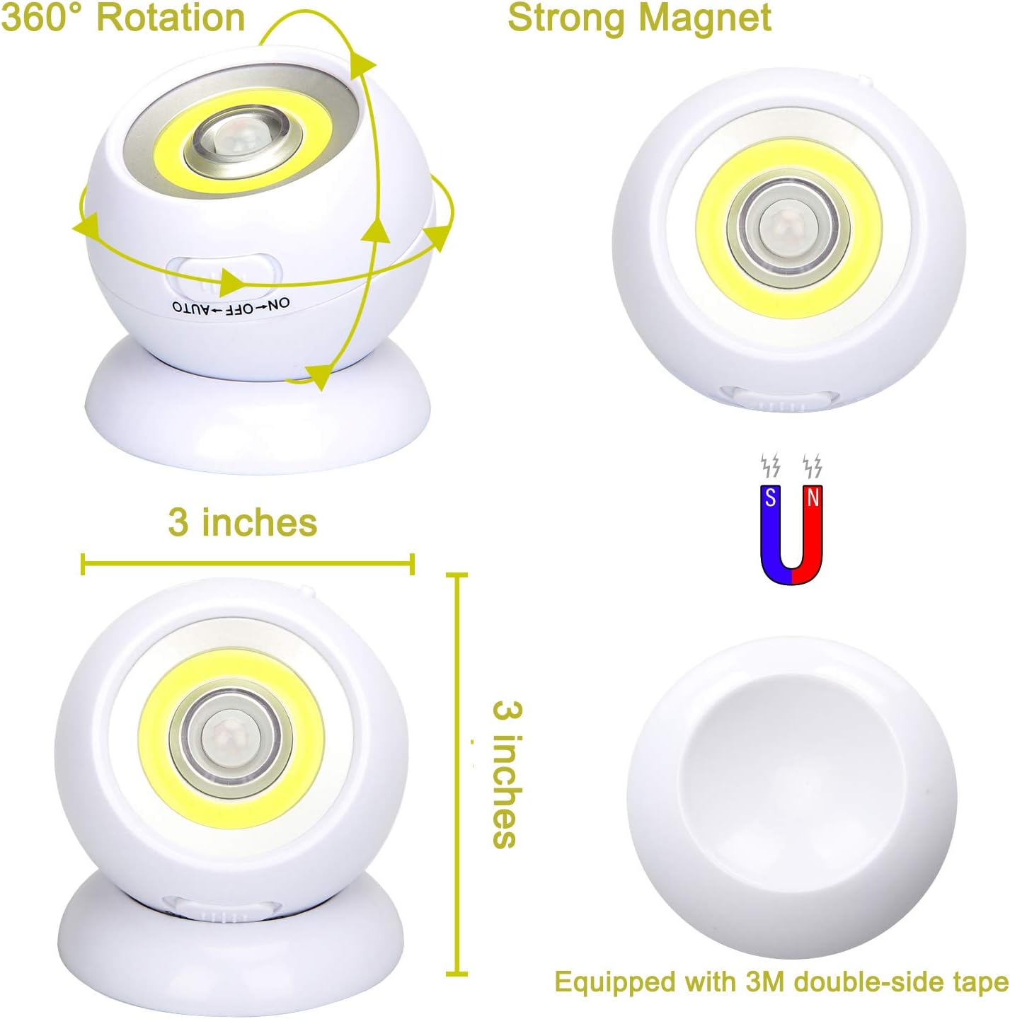 🌹 Last day ✨ Lebote Motion Sensor Lights(Buy one get one free)  ✨ Light Up Your Life, Hands-Free!