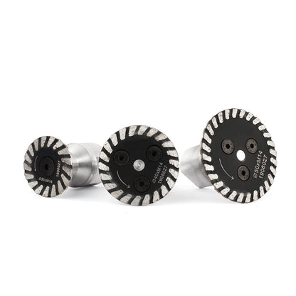 No-Adapter-Needed! 40mm Diamond Cutting Disc with Removable Flange – Fits Dewalt, Makita, Bosch Grinders – Cut Concrete, Stone, Tile Like a Pro