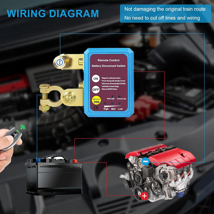 New model WIRELESS REMOTE CONTROL BATTERY RELAY SWITCH 🔌
