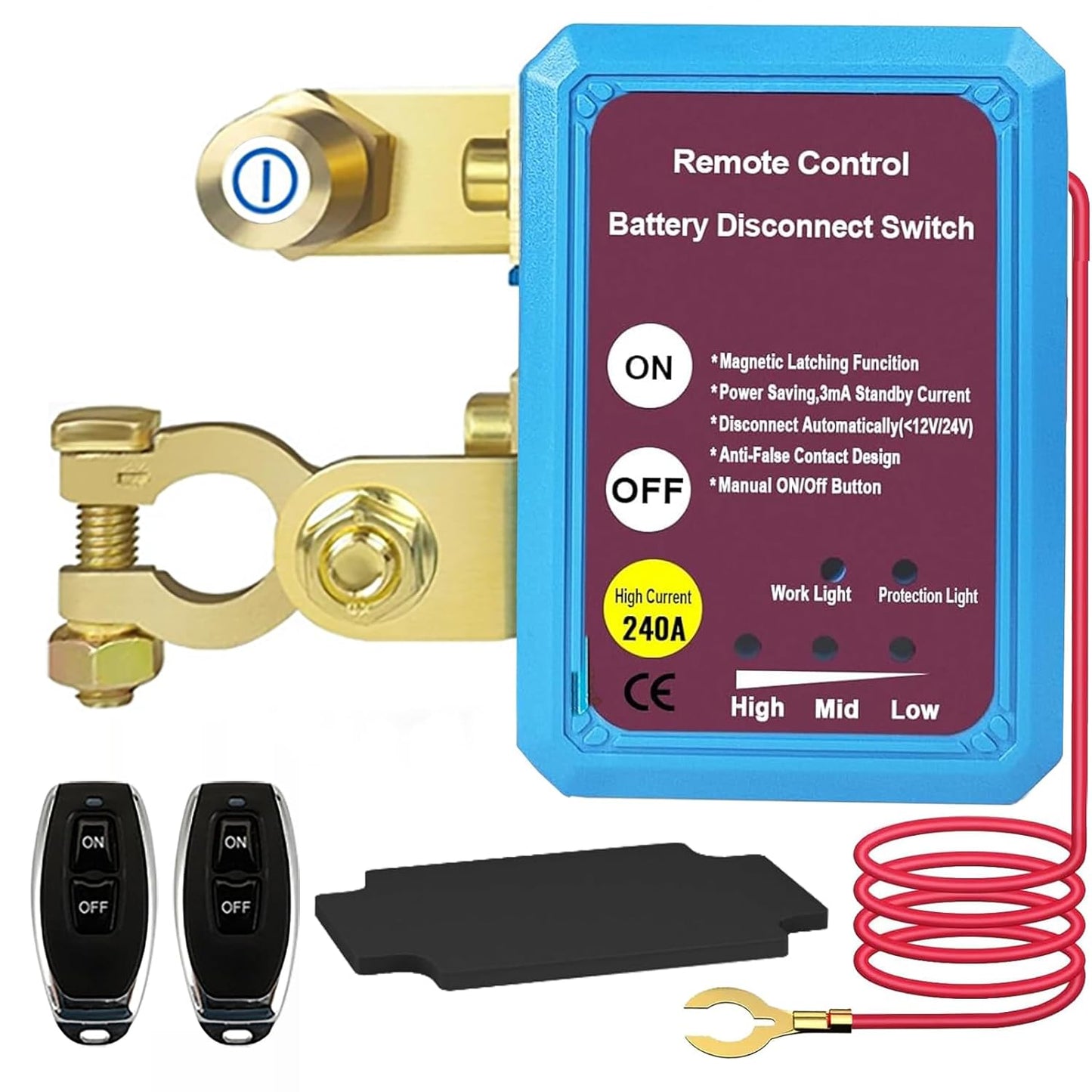 New model WIRELESS REMOTE CONTROL BATTERY RELAY SWITCH 🔌