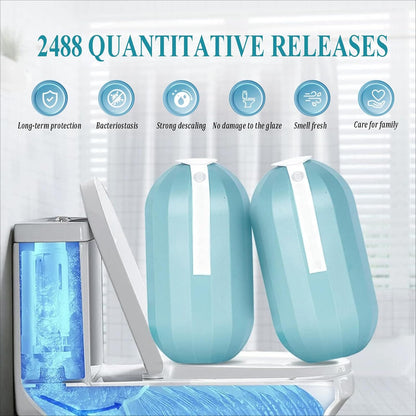 Holiday Mega Deal: Krazy Klean 3-Month Automatic Toilet Cleaner - 91 Days Continuous Freshness - Eco Safe Formula