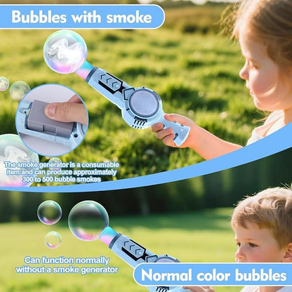 Magic in the Air ✨ | Elastic Bubble Fog Wand – This Christmas, Capture Wonder in a Bubble!