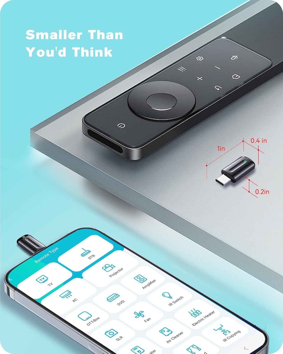 R09 Mini Smartphone IR Remote Controller Adapter