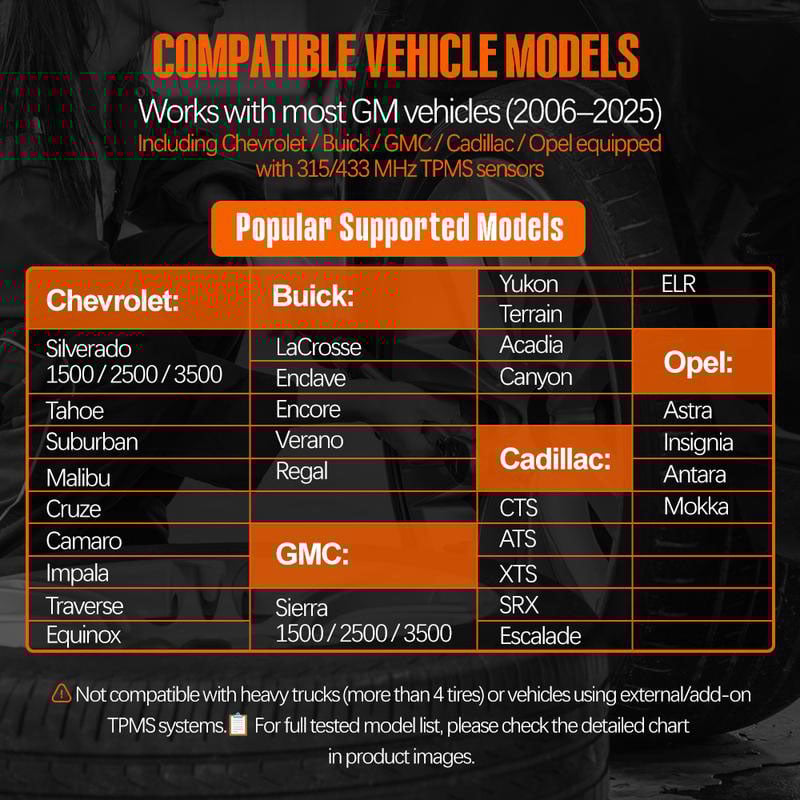 EL-50448 TPMS Relearn Tool for GM Tire Sensor TPMS Reset Tool Tire Pressure Monitor system Activation Tool OEC-T5 for GM Buick/Chevy/Cadillac Series Vehicles 2023 Edition