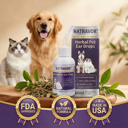 NATRAVOR® Herbal Pet Ear Drops🌿