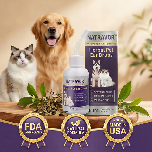 NATRAVOR® Herbal Pet Ear Drops🌿