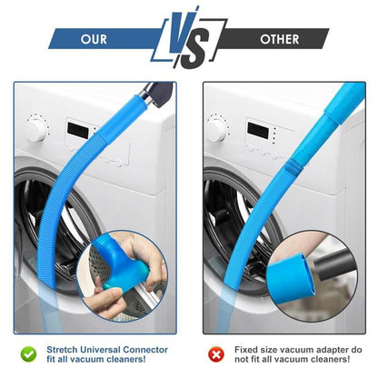 Essential Dryer Vent Cleaner Kit Dryer Lint Vacuum Attachment with Stretch Universal Connector