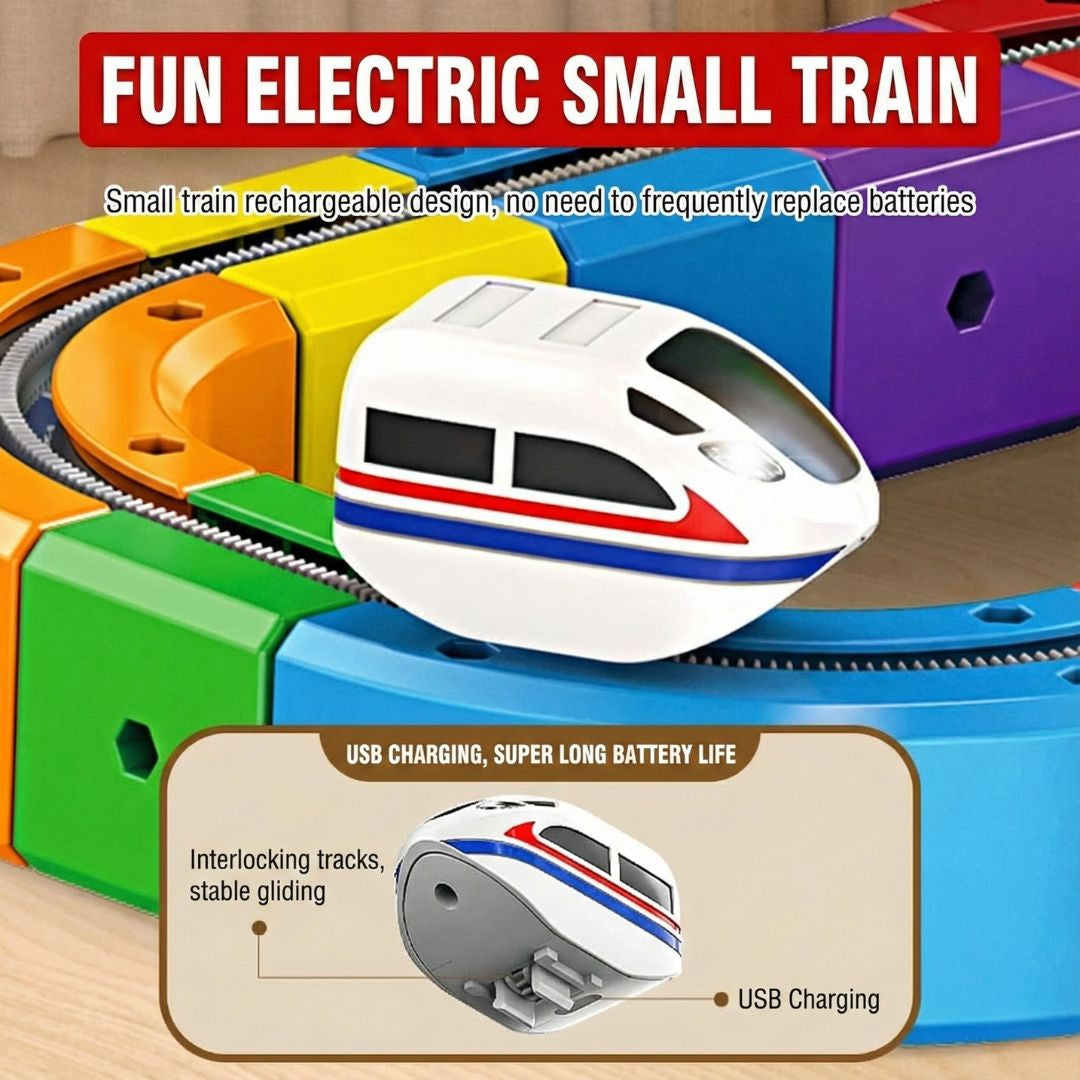 🚂Magnetic Gravity-Defying Electric Track Car Toy