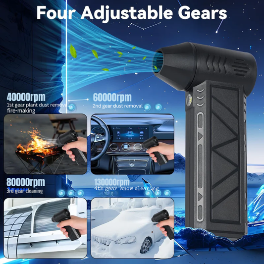 🚀 Introducing the Snow Whiz LED Turbo Blower – Your Ultimate Winter & Cleaning Sidekick! ❄️✨