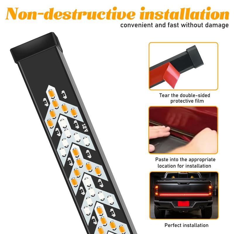 🔥Hot Sale 49% OFF - 60-Inch LED Tailgate Light Bar Strip✨Universal Fit for Trucks, SUVs & Cars