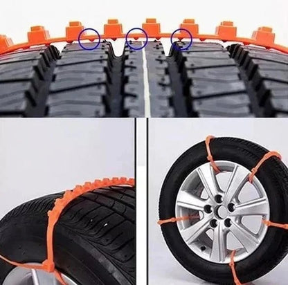 🔥2025 Winter Hot Sale🔥Universal Reusable Anti-skid PE Tire Chains