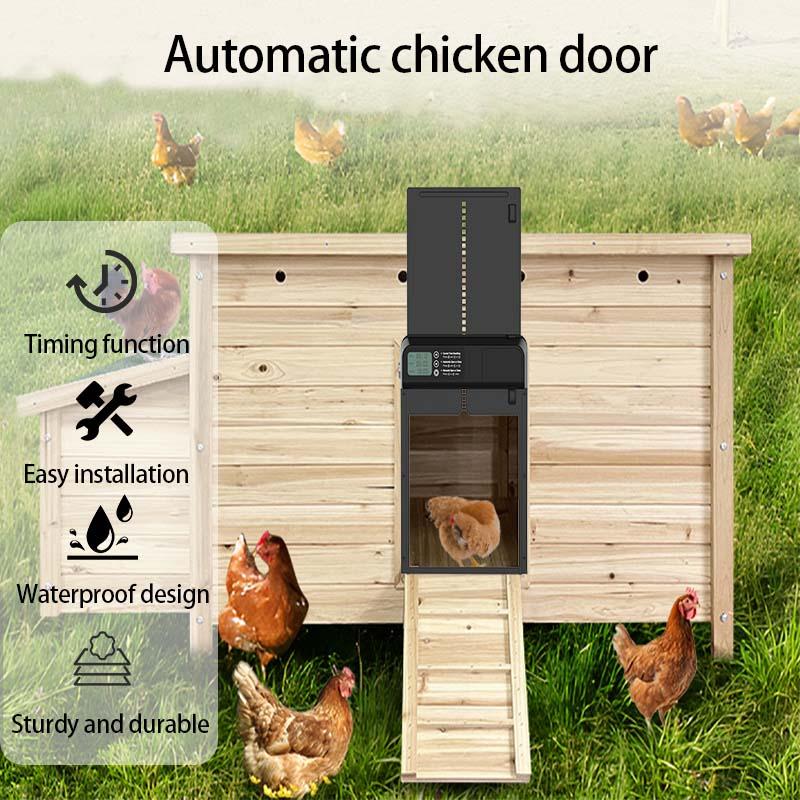 NATRAVOR Automatic Chicken Coop Door – Your 24/7 Feathered Friend Guardian