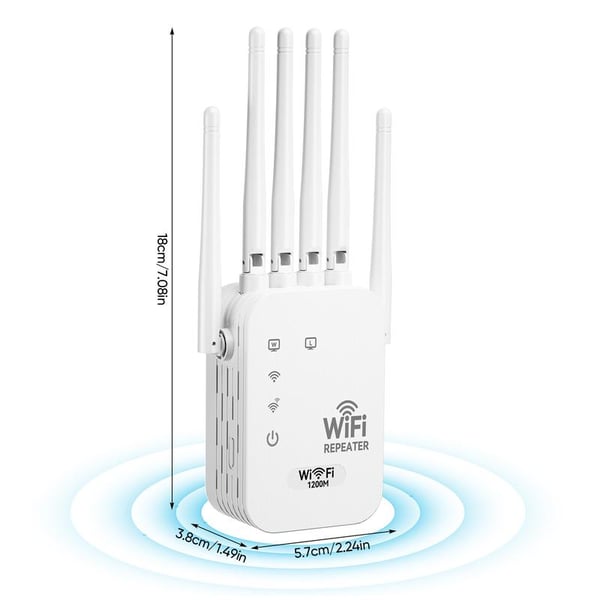 🔥📶WiFi Extender 6-Antenna Strong Signal🚀⚡
