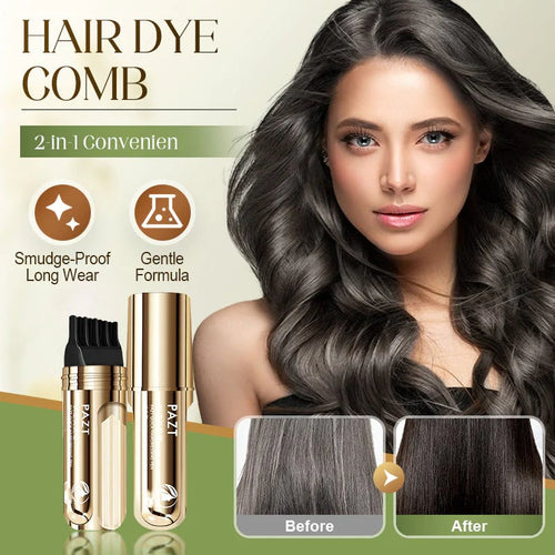 ✨Buy 1 Get 1 Free✨2-in-1 Convenient Hair Dye Comb For Gray Hair