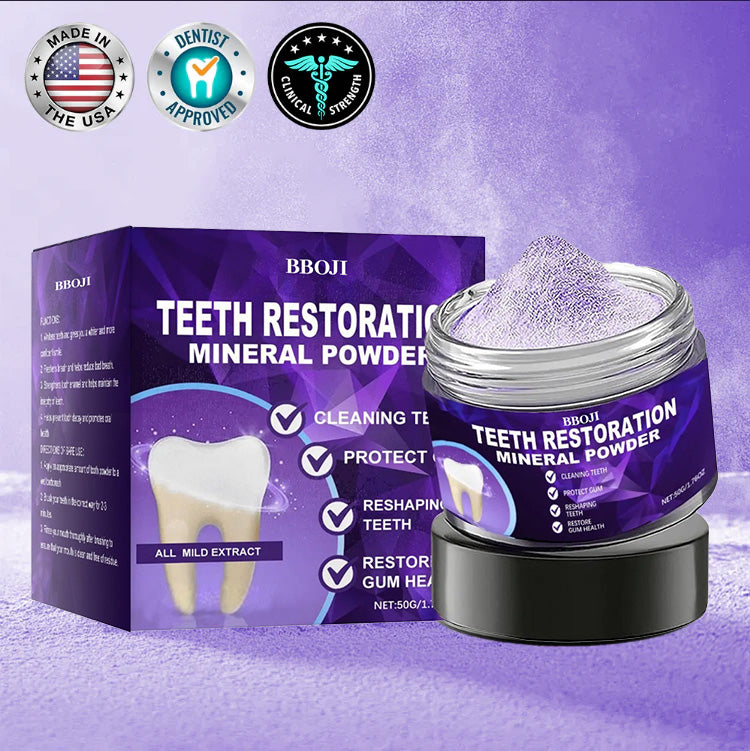 🦷 🚨 Last Day! 75% OFF BBOJI™ Teeth Restoration Mineral Powder