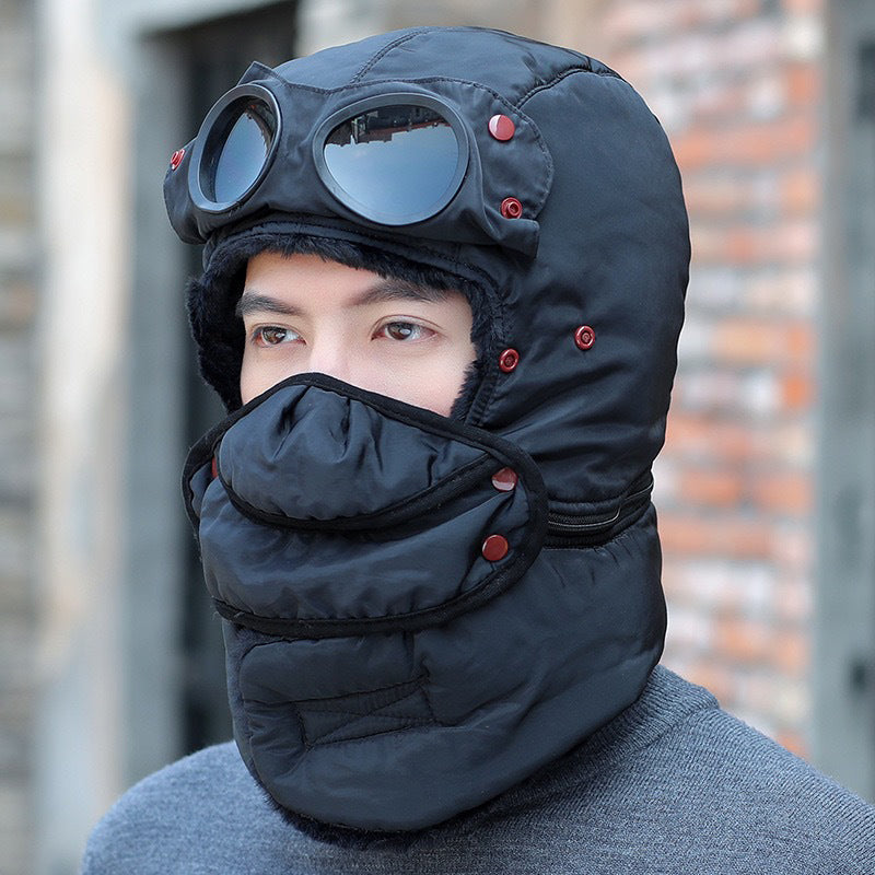 🎁2026 New Arrivals 50% OFF💥Unisex Winter Thermal Hat with Glasses